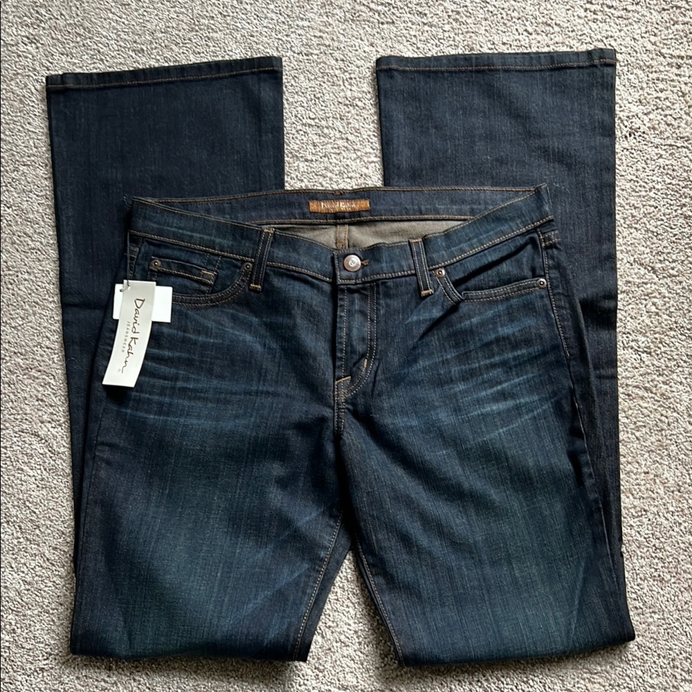 David Kahn Blue Straight Leg Jeans